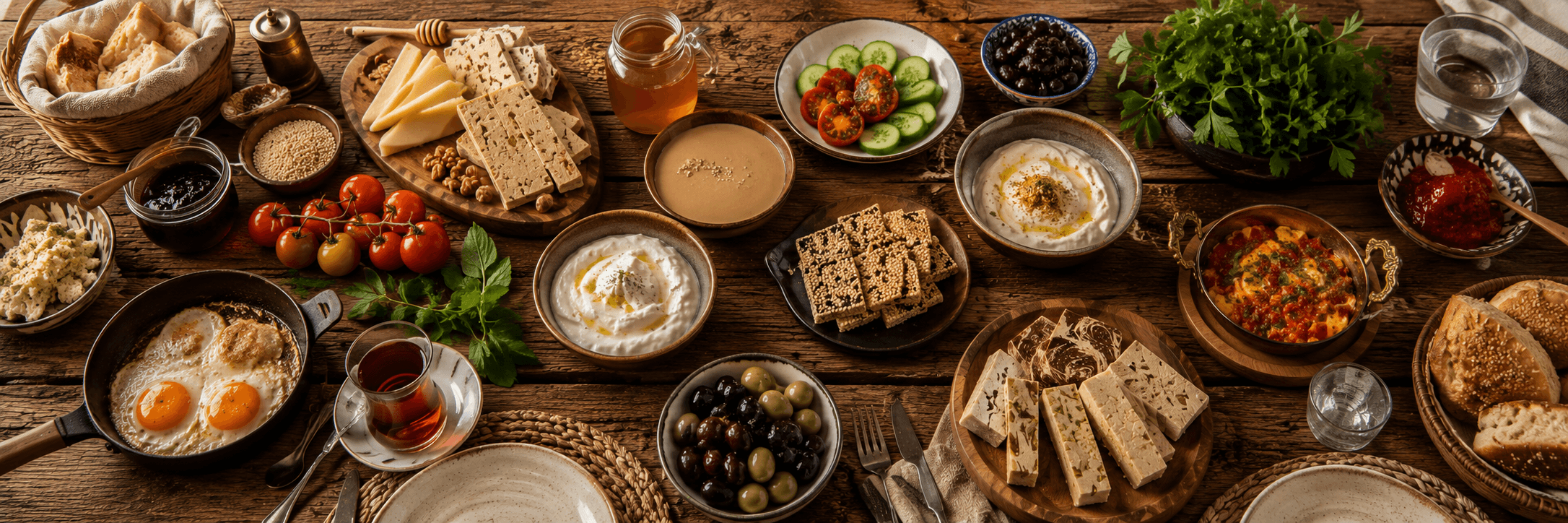 Nadire'n ürünleri — helva, tahin ve pekmez